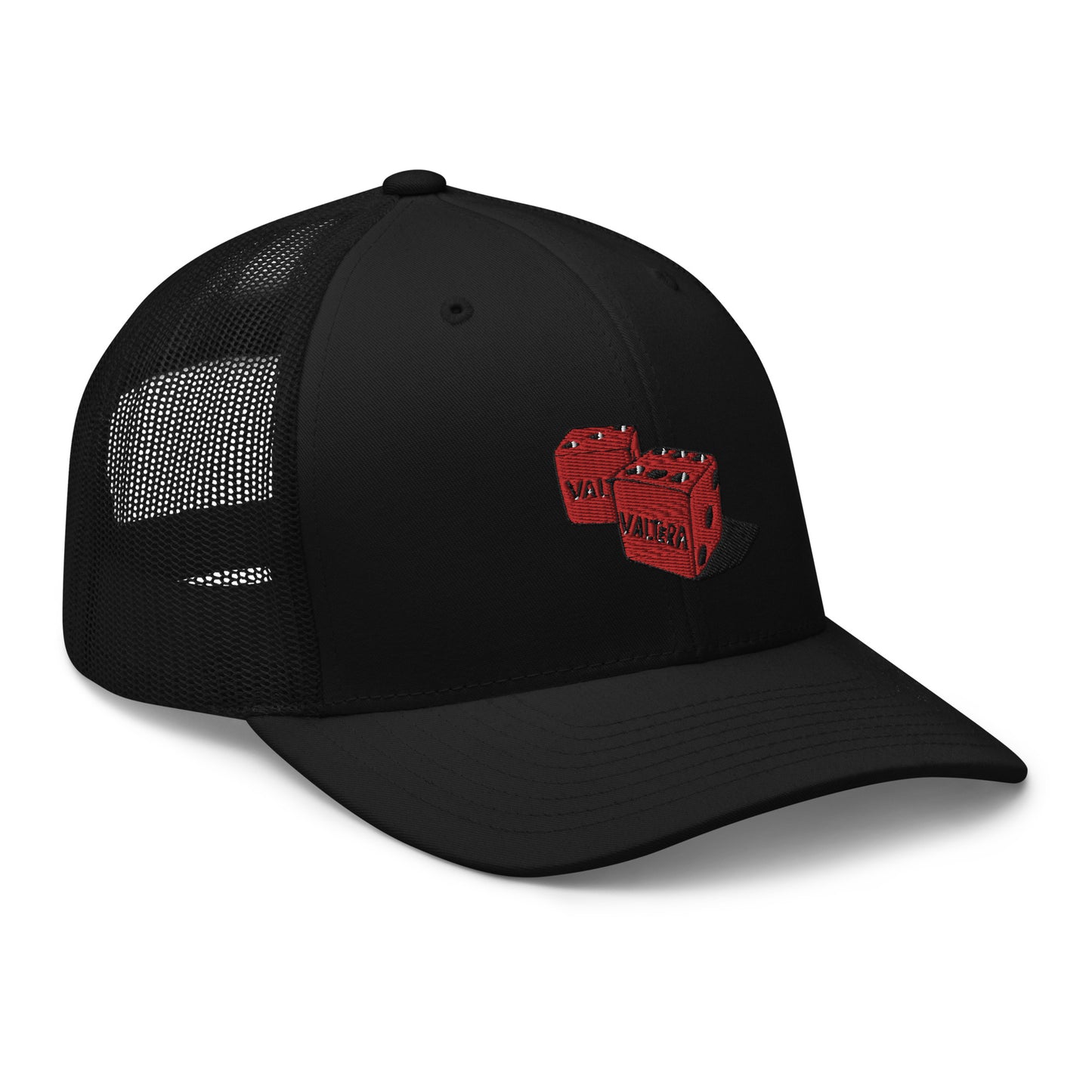 Embroidered Dice Trucker Cap