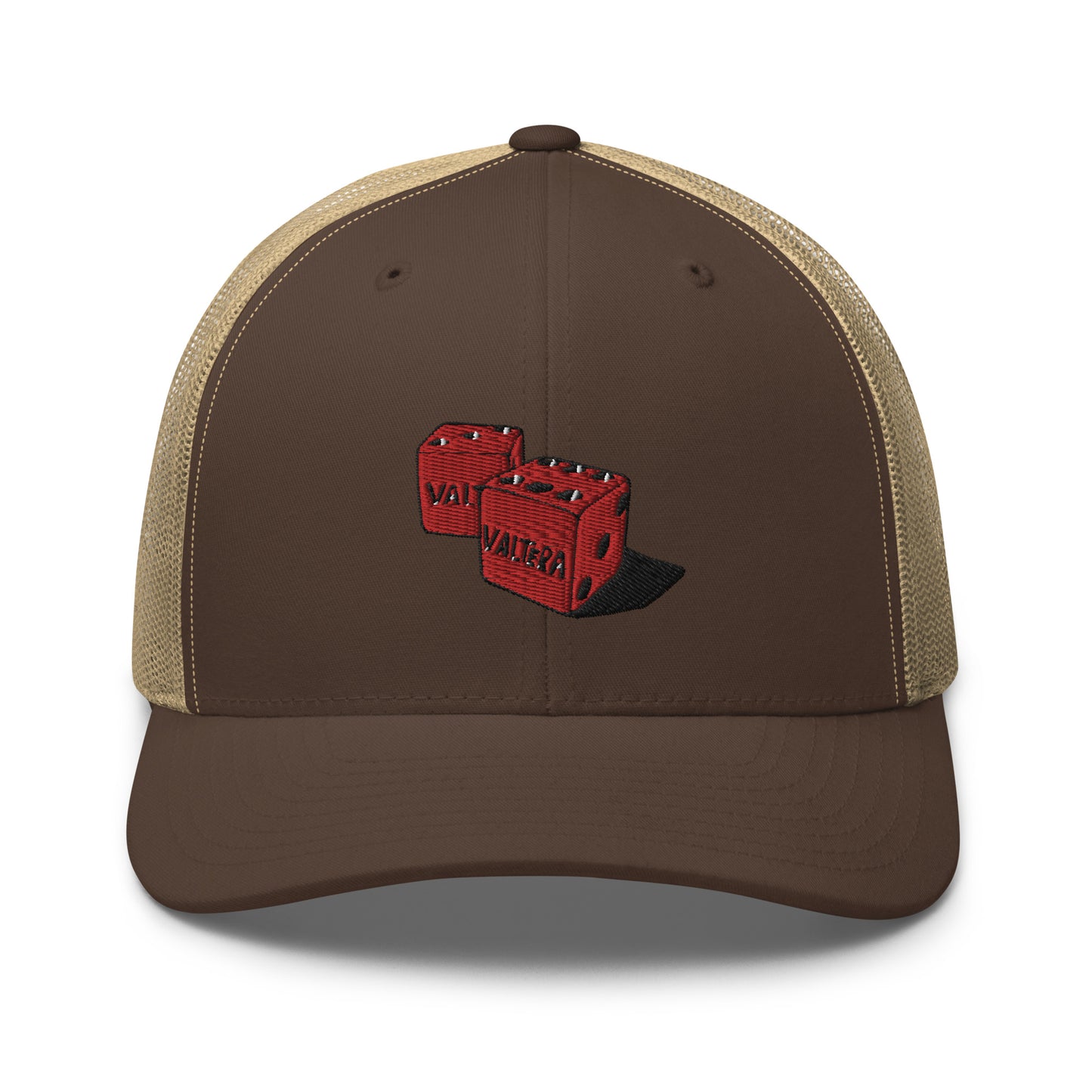 Embroidered Dice Trucker Cap