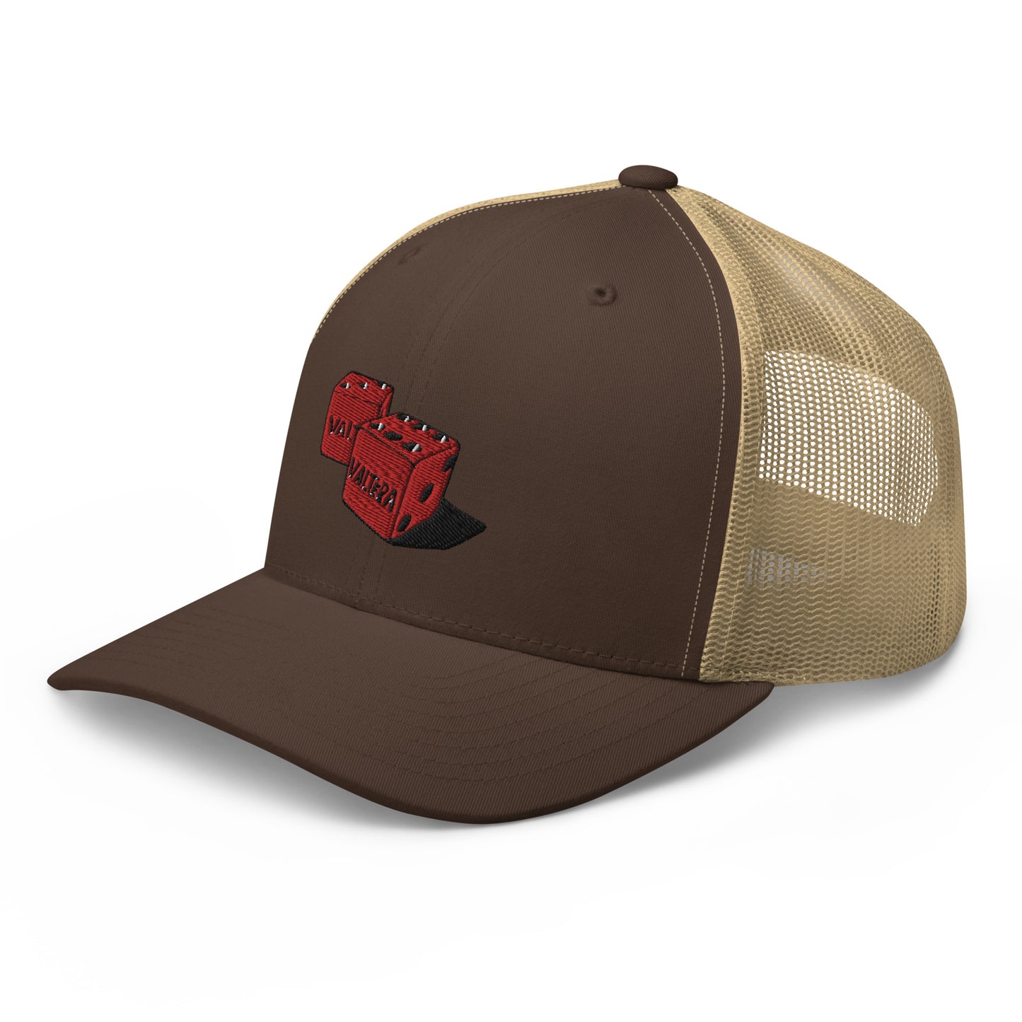 Embroidered Dice Trucker Cap