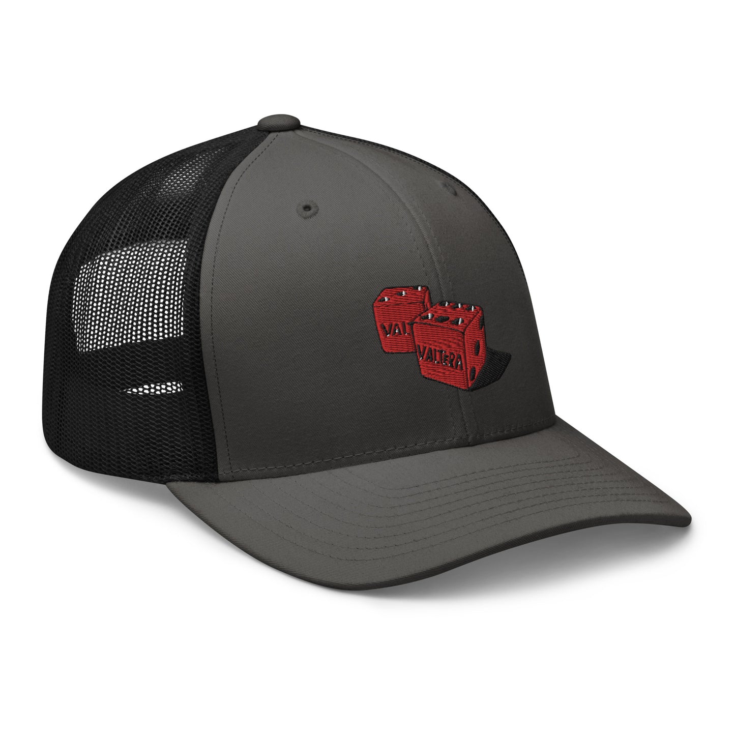 Embroidered Dice Trucker Cap