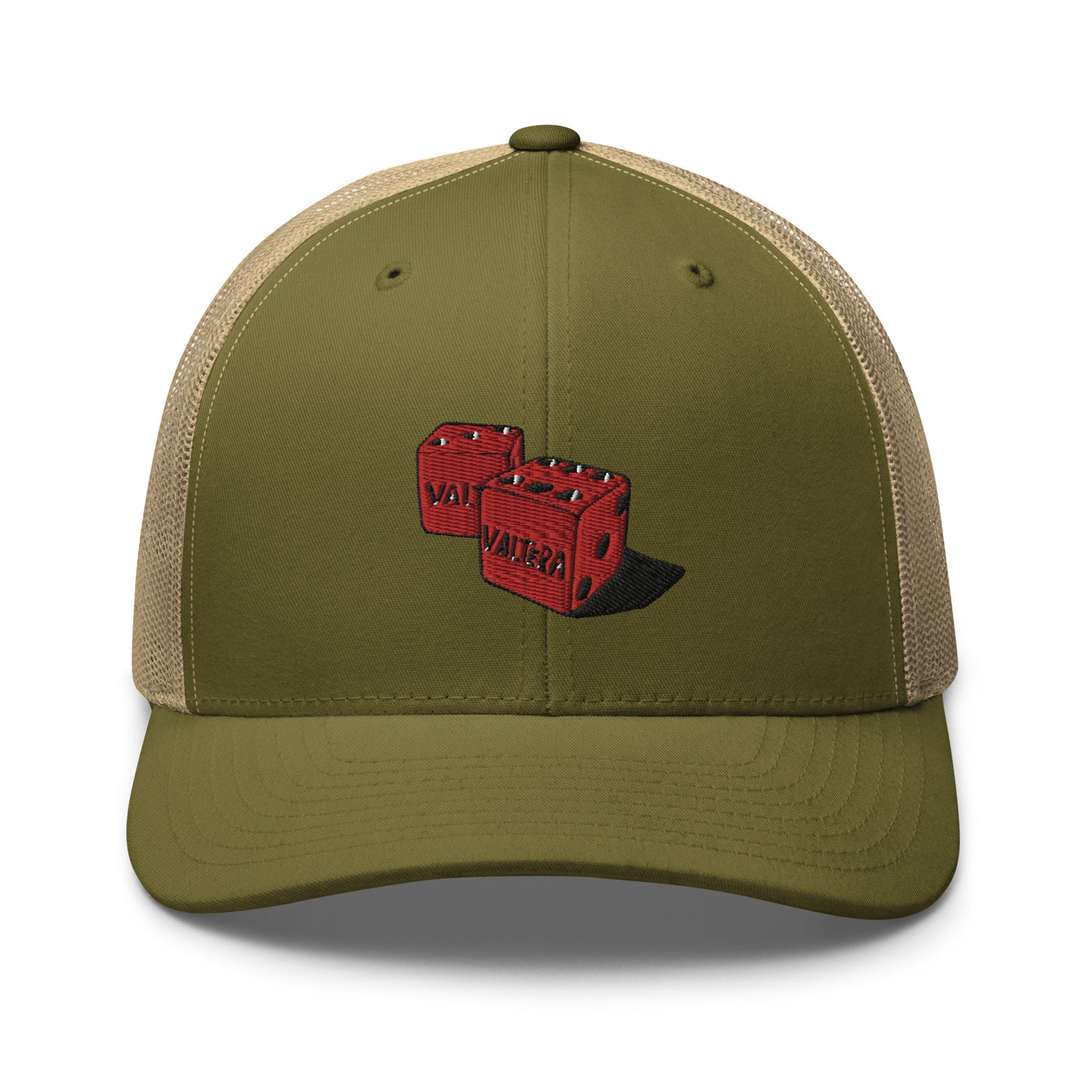 Embroidered Dice Trucker Cap