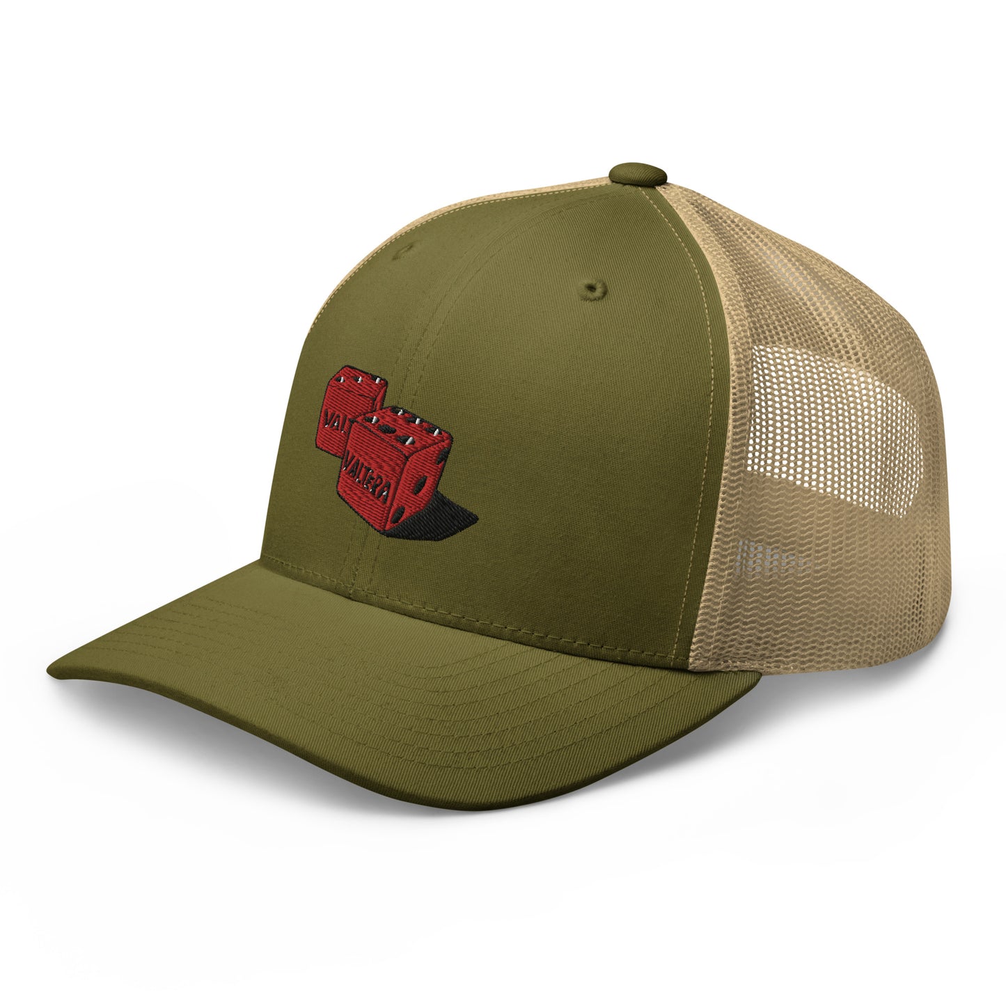 Embroidered Dice Trucker Cap