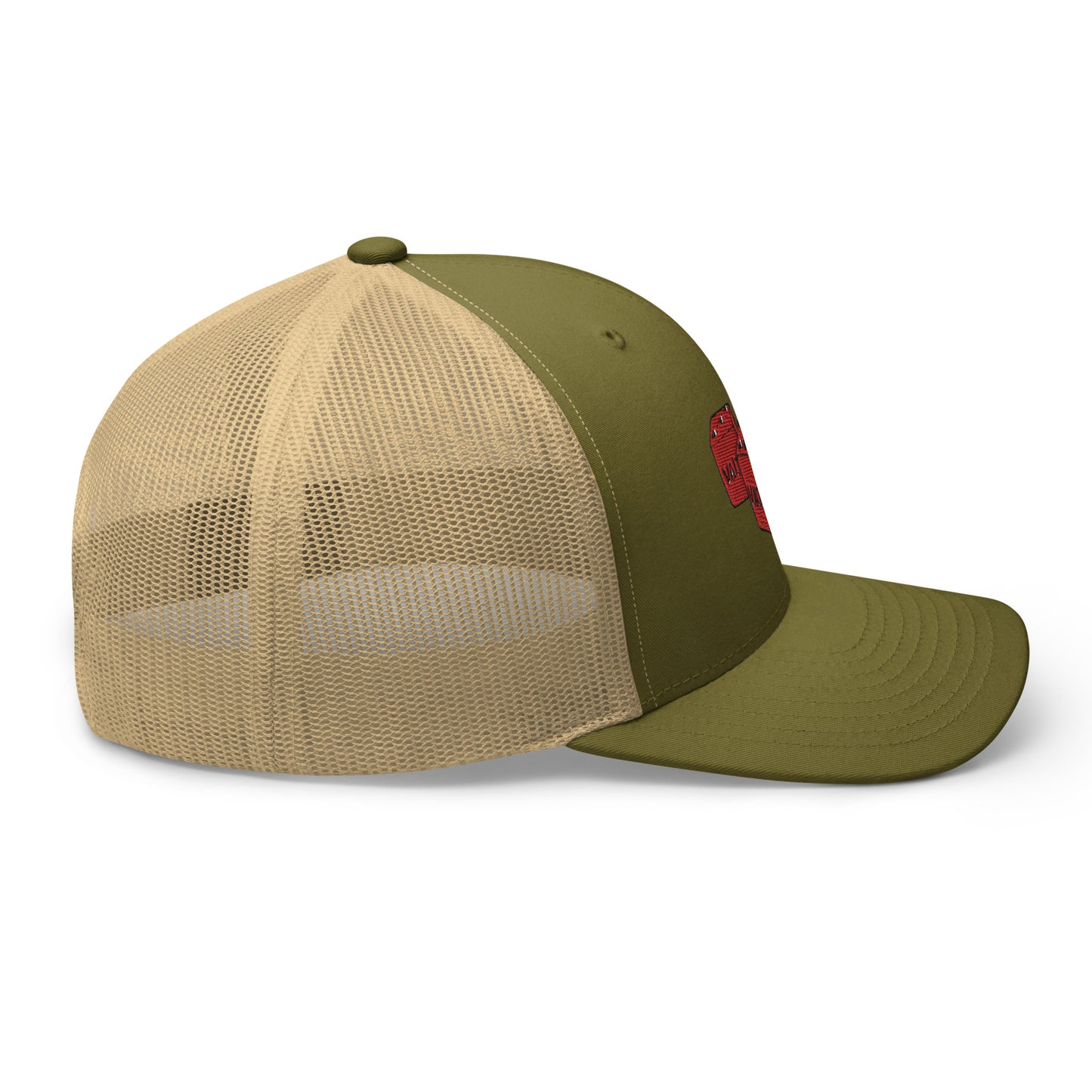 Embroidered Dice Trucker Cap