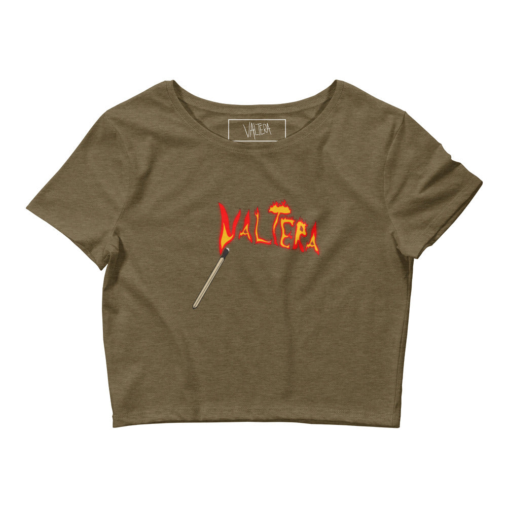 Women’s Match & Flame Crop Tee